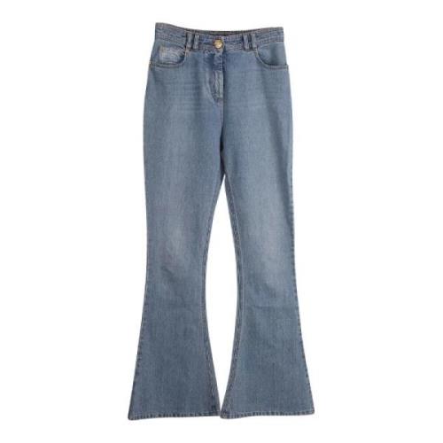 Balmain Pre-owned Pre-owned Bomull jeans Blue, Dam