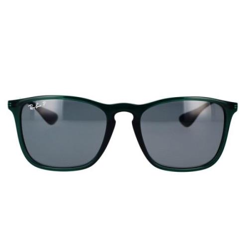 Ray-Ban Polariserade fyrkantiga solglasögon Chris Rb4187 Green, Unisex