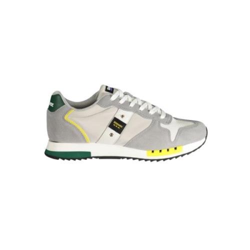 Blauer Sportig Sneaker med Kontrastdetaljer Multicolor, Herr