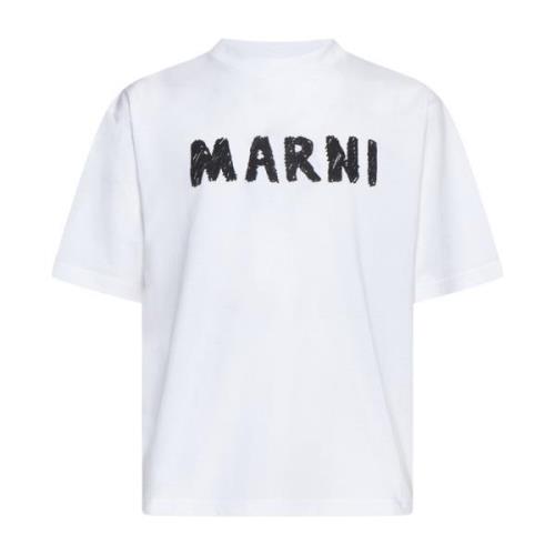 Marni Snygga T-shirts och Polos White, Herr