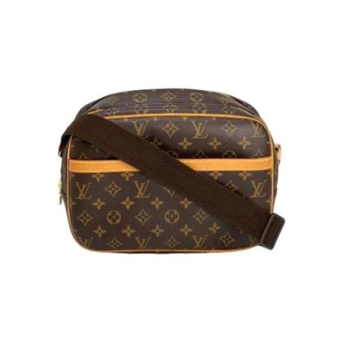 Louis Vuitton Vintage Pre-owned Canvas handvskor Brown, Dam