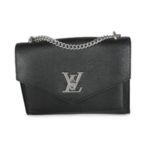 Louis Vuitton Vintage Pre-owned Laeder crossbodyvskor Black, Dam