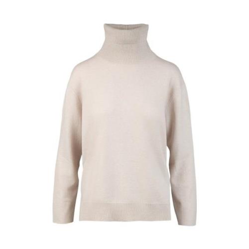 Fabiana Filippi Enfärgad Turtleneck Tröja Beige, Dam