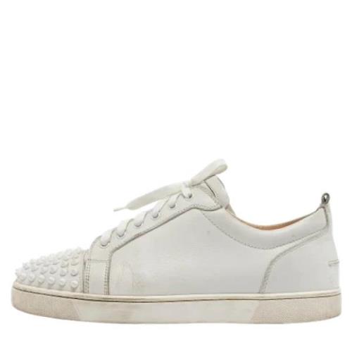 Christian Louboutin Pre-owned Pre-owned Laeder sneakers White, Herr