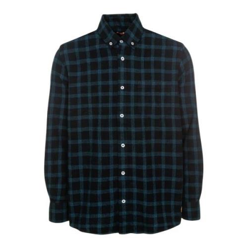 Armor-Lux Komfort Flanellskjorta Rutig Button-down Multicolor, Herr