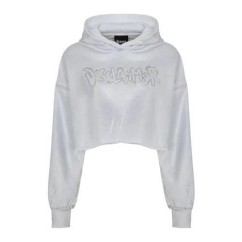 Disclaimer Damhoodie, bomull, stil 24Eds54342 Gray, Dam