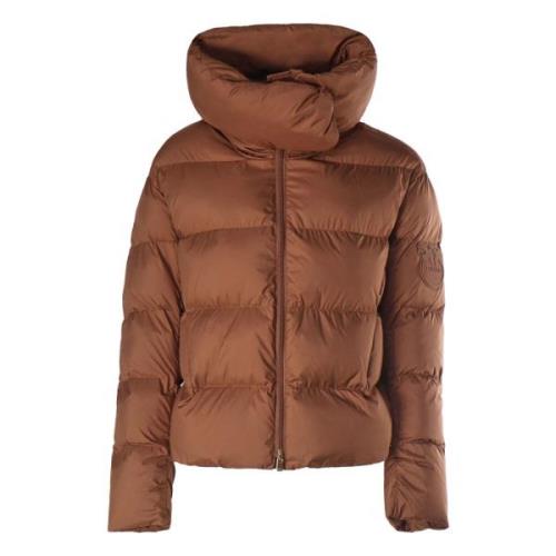 Pinko Piumino Coats Brown, Dam