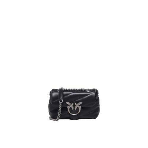 Pinko Baby Love Bag Puff i svart Black, Dam