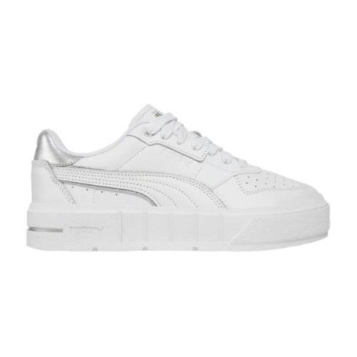 Puma Metallic Court Sneakers för Kvinnor White, Dam