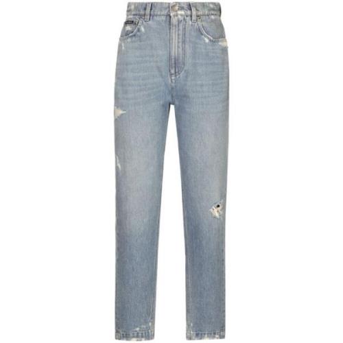 Dolce & Gabbana Blå Jeans Dammode Aw24 Blue, Dam