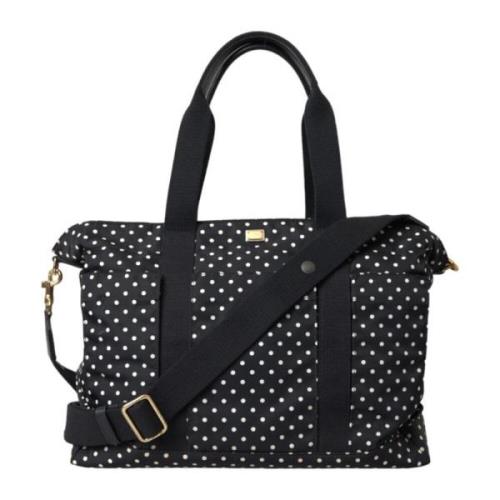 Dolce & Gabbana Baby Duffleväska med prickar Black, Dam