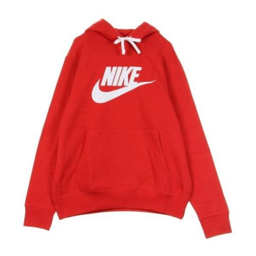 Nike Club Hoodie Pullover Röd/Vit Red, Herr