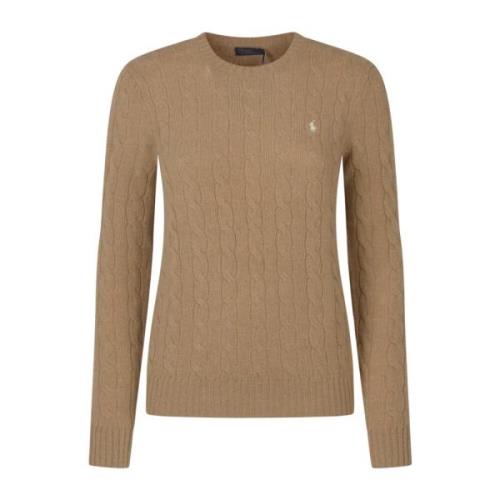 Polo Ralph Lauren Julianna Long Sleeve Pullover Sweaters Brown, Dam