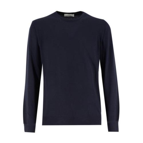 Mauro Ottaviani Elegant Crew Neck Sweater Blue, Herr