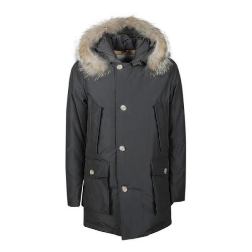 Woolrich Avtagbar Päls Parka Gray, Herr