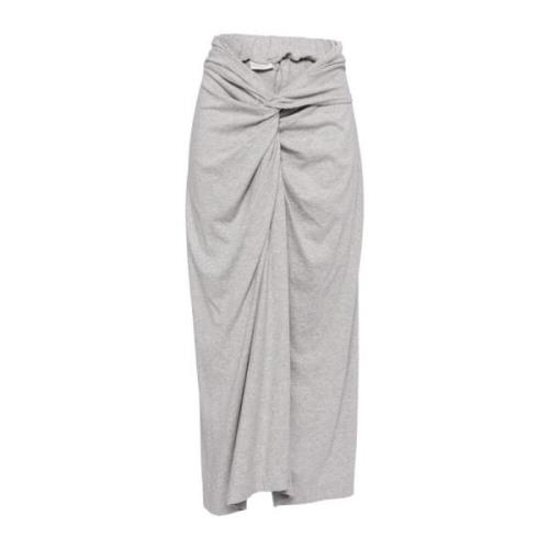 Dries Van Noten Midi Kjol 813 Gray, Dam