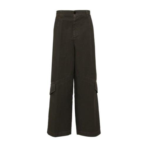 Dries Van Noten Cargo Pants M.w. Style 802 Green, Herr