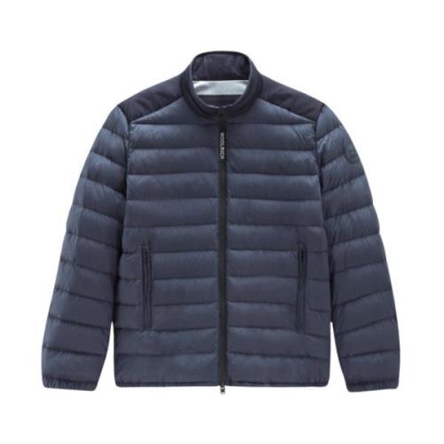 Woolrich Lätt Hybrid Dunjacka Blå Blue, Herr