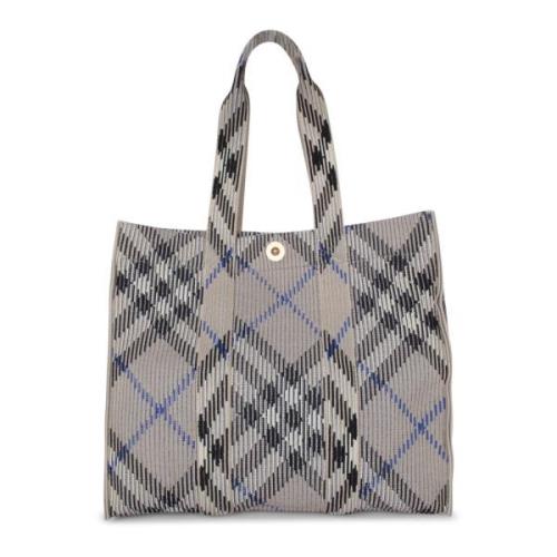 Burberry Check Print Tote Style Väska Multicolor, Dam