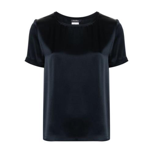 Max Mara Stiliga Tops med Rebecca 005 Design Blue, Dam