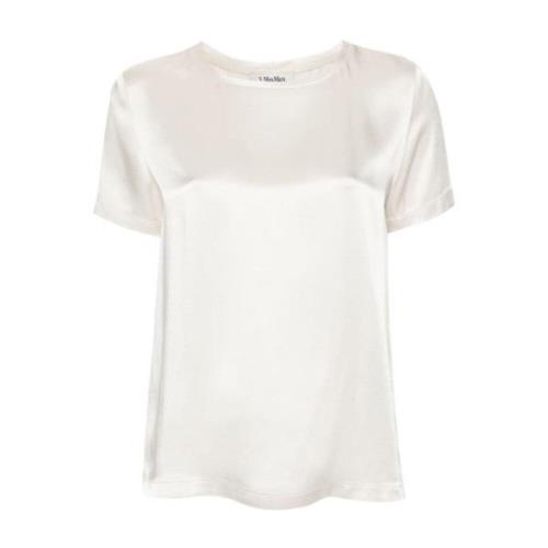 Max Mara Stilfulla Rebecca Tops White, Dam