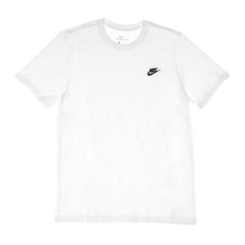 Nike Club Tee Vit/Svart Kortärmad T-shirt White, Herr