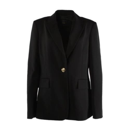 Pinko Elegant Svart Blazer för Kvinnor Black, Dam