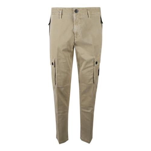 Stone Island Slim Cargo Byxor Beige, Herr