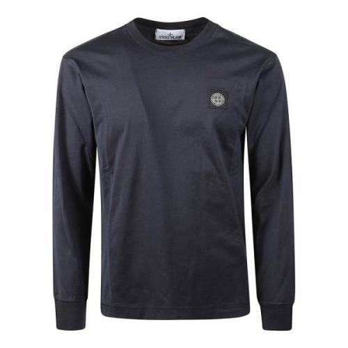 Stone Island Avslappnad Bomullstee Blue, Herr