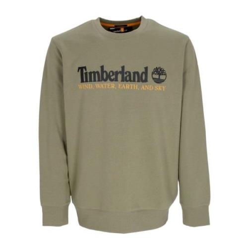 Timberland Earth Crewneck Långärmad Sweatshirt Green, Herr