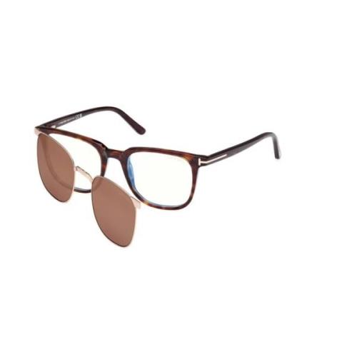 Tom Ford Mörk Havana Solglasögon Ft5916-B 052 Brown, Unisex