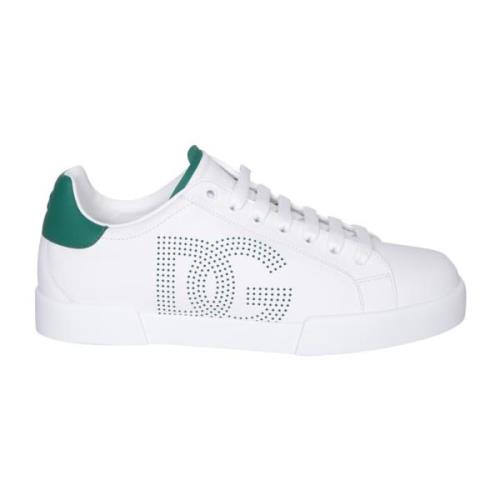 Dolce & Gabbana Sneakers med perforerat logotyp White, Herr