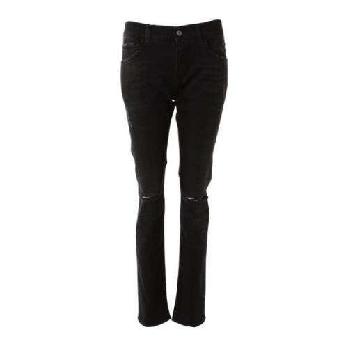 Dolce & Gabbana Svarta Herr Jeans Black, Herr