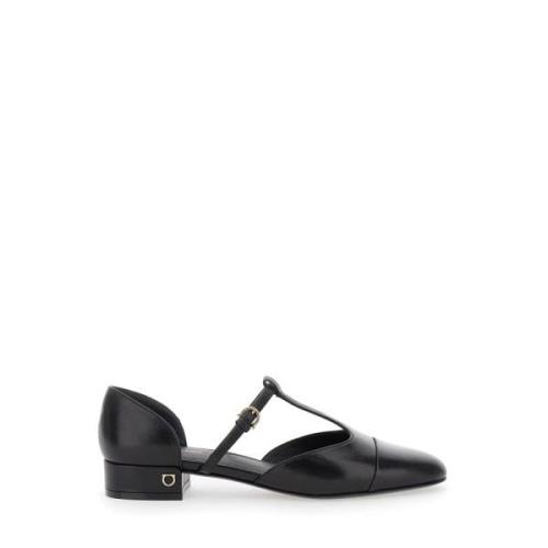 Salvatore Ferragamo Svart Klack Lainette Skor Black, Dam