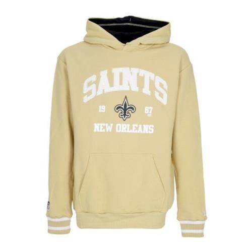 New Era NFL Oversized Hoodie Lättvikts Sweatshirt Beige, Herr