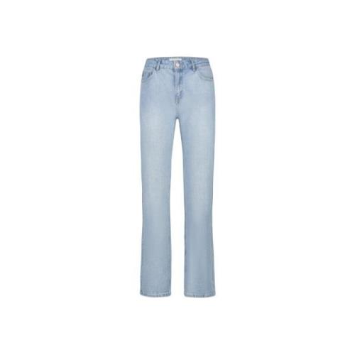 Fabienne Chapot Straight Leg Jeans Blue, Dam