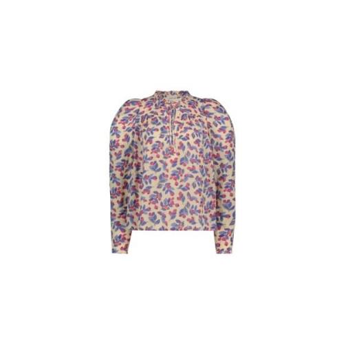 Fabienne Chapot Didi Top med Blommigt Tryck Multicolor, Dam