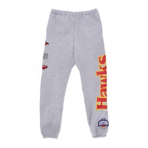 Mitchell & Ness NBA Team Origins Fleece Pant Gray, Herr