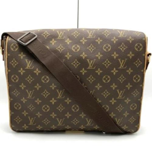 Louis Vuitton Vintage Pre-owned Canvas axelremsvskor Brown, Dam