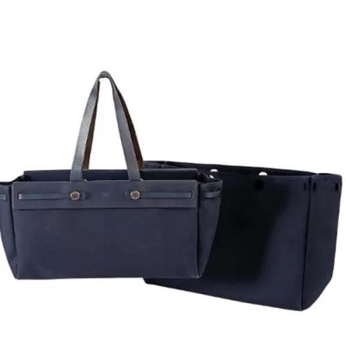 Hermès Vintage Pre-owned Canvas handvskor Blue, Dam