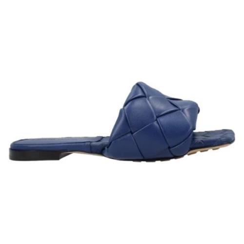 Bottega Veneta Laeder lgskor Blue, Dam