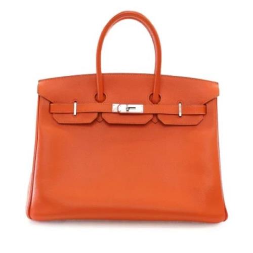 Hermès Vintage Pre-owned Laeder handvskor Orange, Dam