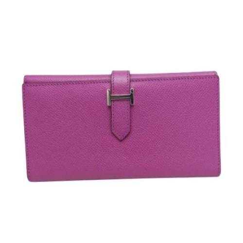 Hermès Vintage Pre-owned Laeder plnbcker Purple, Dam