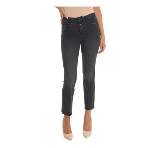 Liu Jo Klassiska Denim Jeans för vardagsbruk Black, Dam