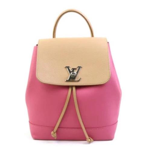 Louis Vuitton Vintage Pre-owned Laeder ryggsckar Pink, Dam