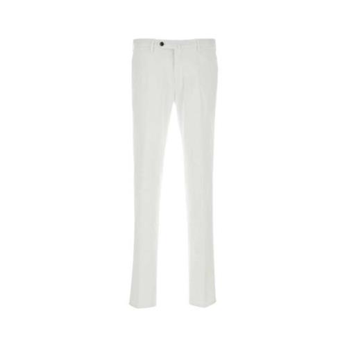 PT Torino Stretch Modal Blandning Vita Byxor White, Herr