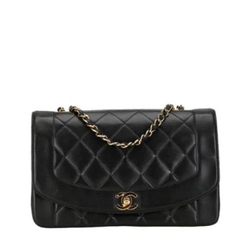 Chanel Vintage Pre-owned Laeder axelremsvskor Black, Dam