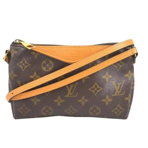 Louis Vuitton Vintage Pre-owned Canvas louis-vuitton-vskor Brown, Dam