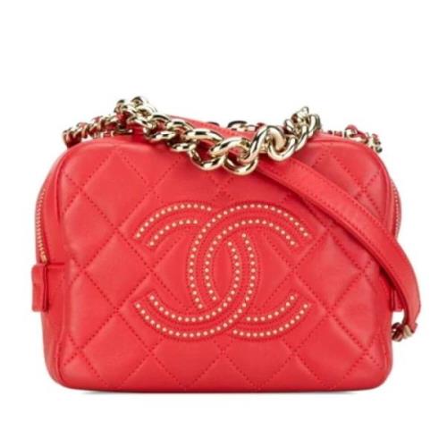 Chanel Vintage Pre-owned Laeder handvskor Red, Dam