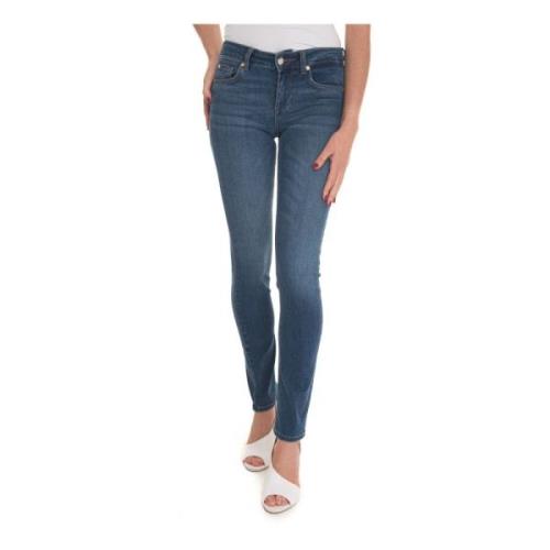 Liu Jo Slim-Fit Denim Jeans med Push-Up Teknologi Blue, Dam